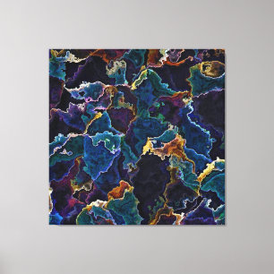 Oil Slick Canvas Print Leinwanddruck