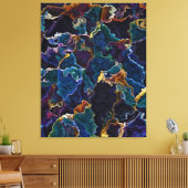 Oil Slick Canvas Print Leinwanddruck (Insitu (Wohnzimmer))