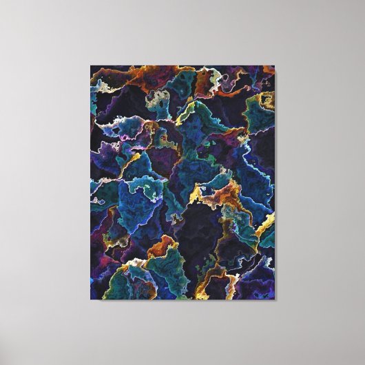 Oil Slick Canvas Print Leinwanddruck (Vorderseite)