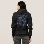 Oil Slick Hoodie (Schwarz voll)