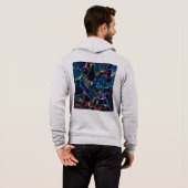 Oil Slick Hoodie (Schwarz voll)