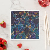 Oil Slick Napkins Serviette (Beispiel)