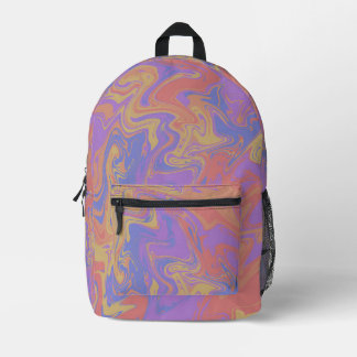 Oil Spill Bedruckter Rucksack