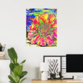 oil_sunflower_painting6 poster (Heimbüro)