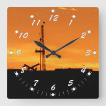 Oil Workover Rig White Numbers