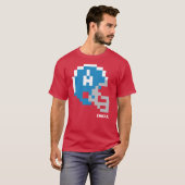 Oilers Alternativer Tecmo Bowl Helmet T - Shirt (Vorne ganz)