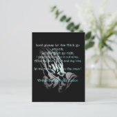 Oilfield Prayer Runion Postkarte (Stehend Vorderseite)