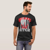 Oilfield Worker Driller Fracker  Oilman Oil Rig T-Shirt (Vorne ganz)