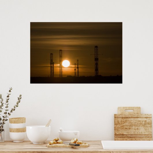 Oilrigs1 Poster (Küche)