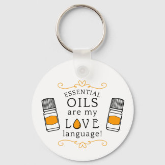 Oils Are My Love Language Key Chain Gold/Yellow Schlüsselanhänger