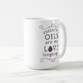 Oils Are My Love Language Mug Lavender/Purple Kaffeetasse (VorderseiteRechts)