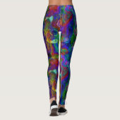 Oily Grunge Ink Leggings (Rückseite)