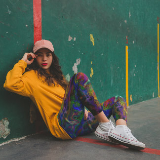 Oily Grunge Ink Leggings