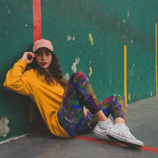 Oily Grunge Ink Leggings