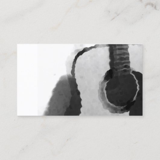 Oily Guitar Visitenkarte (Rückseite)