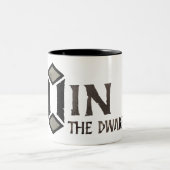 Oin Name Zweifarbige Tasse (Mittel)