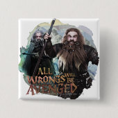 Oin und Gloin Button (Vorderseite)