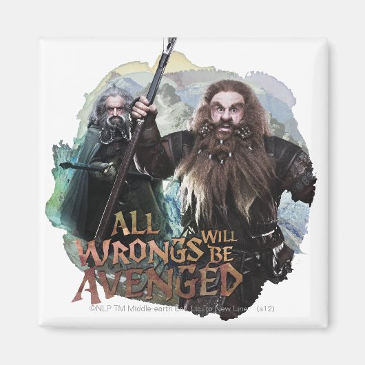 Oin und Gloin Magnet (Vorne)