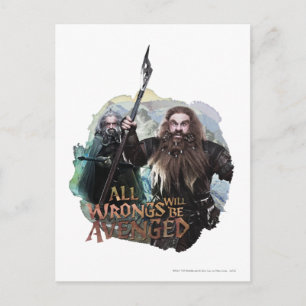 Oin und Gloin Postkarte