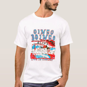 Oingo Boingo Live in Concert 80er Jahre White T -  T-Shirt
