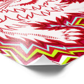 Oingo Boingo Psychedelic Cat Print Fotodruck (Ecke)