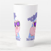 Oink aber make it fashion - Pig zitieren Milchtasse (Vorderseite)