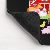 Oink Baa Moo Ich bin 2 Bauernhoftiere 2. Geburtsta Mousepad (Ecke)