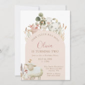 Oink Cluck Baa Moo Barnyard Birthday Einladung (Vorderseite)