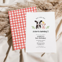 Oink Cluck Moo Niedliche Landtiere Geburtstag