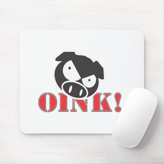 OINK_GraphicReversed Mousepad (Mit Mouse)