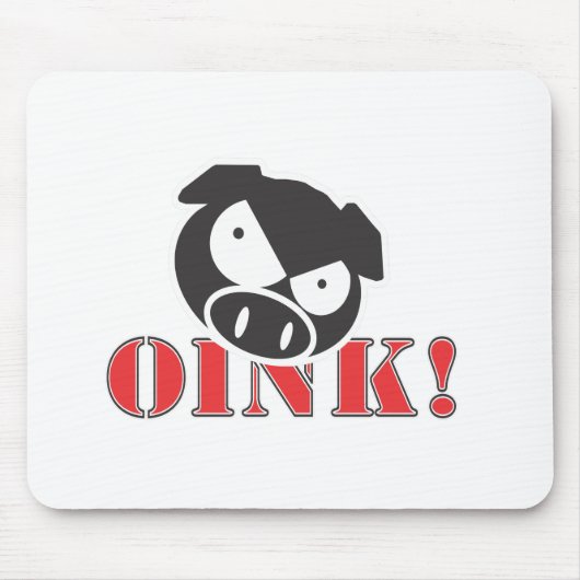 OINK_GraphicReversed Mousepad (Vorne)