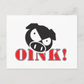 OINK_GraphicReversed Postkarte (Vorderseite)
