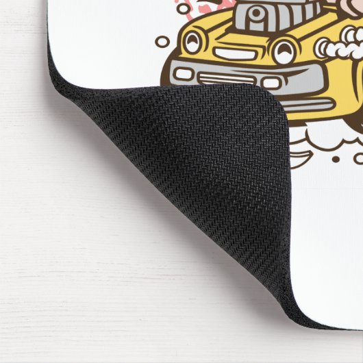 Oink Hotrod Mousepad (Ecke)