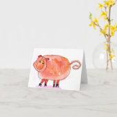 Oink! • Maximales Kaderabek, Alter 8 Karte (Gelbe Blume)
