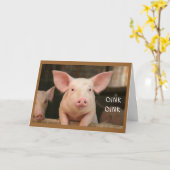 OINK OINK=FEHLT SIE IN DER SCHWEINSPRACHE KARTE (Gelbe Blume)