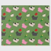 Oink Oink Hier Geschenkpapier (Flach)