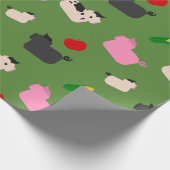 Oink Oink Hier Geschenkpapier (Ecke)