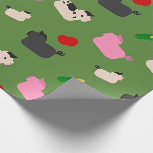 Oink Oink Hier Geschenkpapier (Ecke)