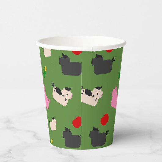 Oink Oink Hier Pappbecher (Rechts)