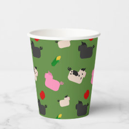 Oink Oink Hier Pappbecher