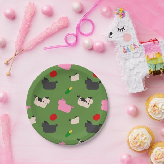 Oink Oink Hier Pappteller (Party)