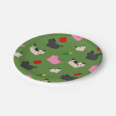 Oink Oink Hier Pappteller (Schrägansicht)