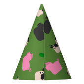 Oink Oink Hier Partyhütchen (Rückseite)