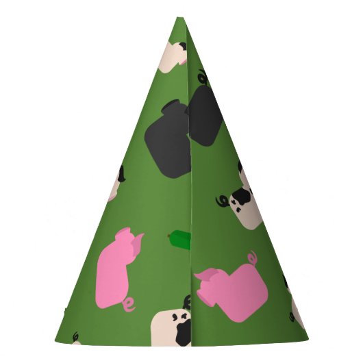 Oink Oink Hier Partyhütchen (Rückseite)