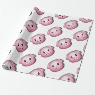 Oink Oink niedliches Schwein Geschenkpapier