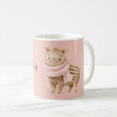 Oink Oink Schwein Kaffeetasse (VorderseiteRechts)