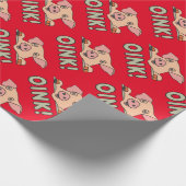 Oink Pig Geschenkpapier (Ecke)