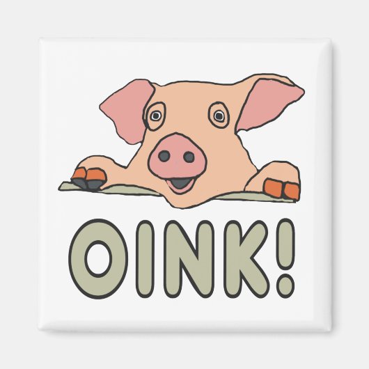 Oink Pig Magnet (Vorne)