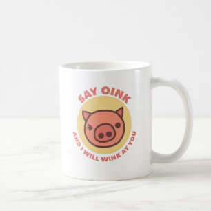Oink Piggy Kaffeetasse