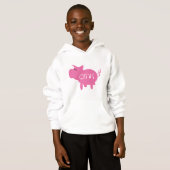 Oink rosa Schwein-T-Shirts und Geschenke Hoodie (Vorne ganz)